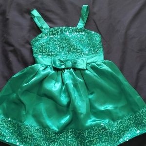George toddler girls dress.  Size 4. Teal aqua